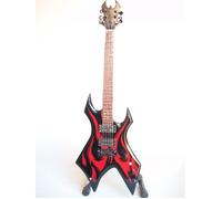 Guitare miniature rouge - BC Rich - Réplique de la guitare originale de Kerry King - Slayer - Trash Metal