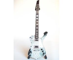 Guitare miniature style Ibanez cracked mirror - Paul Stanley - KISS
