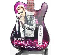 Guitare miniature telecaster Johnny Hallyday - Parc des princes 2003