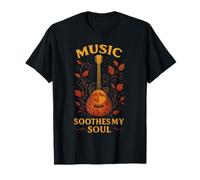 Guitare Musique Soul Retro Esthétique Automne T-Shirt