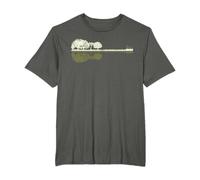 Guitare Nature - Musicien - Rock - Guitare Acoustique forêt T-Shirt