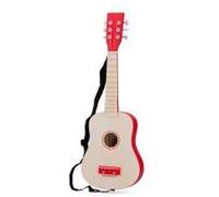 Guitare Naturelle Rouge New Classic Toys 10300 Rouge G