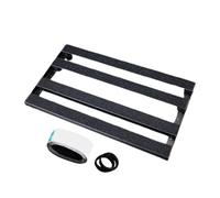 Guitare Pedalboard - Pédalboard pour guitare | Pédal Board Aluminium Alloy | Outil compact petit effet, accessoires d'instruments robustes