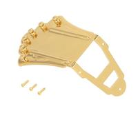 Guitare Ponciaire Remplacement Solid Metal 6 Crises trapézoïdales Vintage Design pour archtop jazz guitares améliorées Sound Resonance