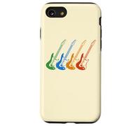 Guitare pour Les Amateurs de Musique Rock and Roll Band Guitariste Coque pour iPhone SE (2020) / 7/8