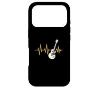 Guitare Pulse Rock Music Lover Heartbeat Line Art Coque pour iPhone 17 Pro