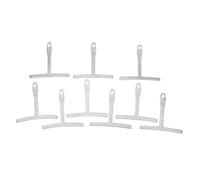 GUITARE RADIUS GaugeUnderst RAD 9PCS RADIUS DE GUITARE RADIUS GAUGE ACTEUR T S MESURES DE MESURES DE FACEUR DE RUTER LE LUTHIER pour élever Notre jauge. Outil Conçu Votre Rayon (SILVER)