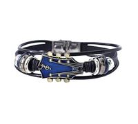 Guitare Réglable Bracelet multicouche tressé à la main Bijoux de style punk pour les amateurs de musique Accessoires de mode pour les fans de rock and roll. Un bracelet unisexe qui va b, Consulte la