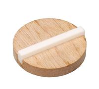Guitare Résonateur Biscuit De Remplacement En Bois D'érable Biscuit avec Ox Os Selle pour Unique Cône Résonateur GK999B