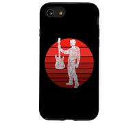Guitare rétro Rock and Roll - Amoureux de Musique Guitariste Vintage Coque pour iPhone SE (2020) / 7/8