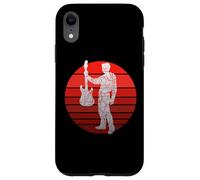 Guitare rétro Rock and Roll - Amoureux de Musique Guitariste Vintage Coque pour iPhone XR
