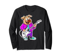 Guitare rétro Rock Music of Cute Pig Manche Longue