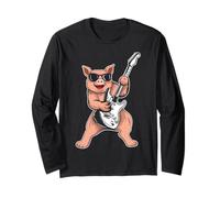 Guitare rétro Rock Music of Cute Pig Manche Longue