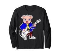 Guitare rétro Rock Music of Cute Pig Manche Longue