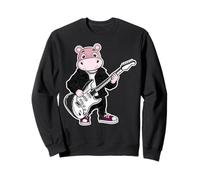 Guitare rétro Rock Music of Cute Rhino Sweatshirt