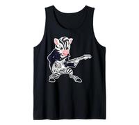 Guitare rétro Rock Music of Cute Zebra Débardeur