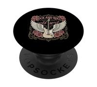 Guitare Rock and Roll Rock Musique Vintage Heavy Hard Rock PopSockets PopGrip Adhésif