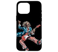 Guitare Rock avec Touche Patriotique pour Adultes et Enfants Coque pour iPhone 16 Pro Max