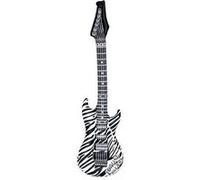 Guitare rock gonflable zébrée G