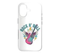 Guitare Rock N' Roll avec Ailes et éclairs Coque pour iPhone 17