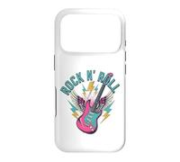 Guitare Rock N' Roll avec Ailes et éclairs Coque pour iPhone 17 Pro