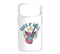 Guitare Rock N' Roll avec Ailes et éclairs Coque pour iPhone 17 Pro Max