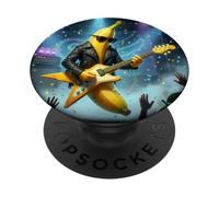 Guitare Rock n Roll Banana PopSockets PopGrip Adhésif