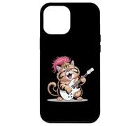 Guitare Rock & Roll Retro Princess Cat Rock and Roll Coque pour iPhone 12 Pro Max