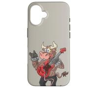 Guitare Rocker/Taureau Coque pour iPhone 16