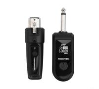 Guitare sans fil pour micro émetteur-récepteur pour un usage professionnel, sélection de 20 canaux pour des options de performance flexibles (1 plateau 1)