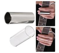 Guitare Slide,2pcs Slide Bottleneck,Diapositives de Guitare,Acier Inoxydable Guitare Slide,Slide de Guitare Protection,Joint De Doigt Slider Guitaren Instrument Accessoire pour Basse,Guitare