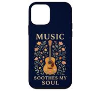 Guitare Soul Music Floral Classique Esthétique Guérison Coque pour iPhone 12 Mini