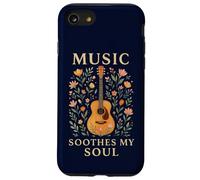 Guitare Soul Music Floral Classique Esthétique Guérison Coque pour iPhone SE (2020) / 7/8