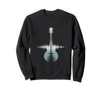 Guitare Sound Wave Musicien Acoustique Concert Vibe Sweatshirt