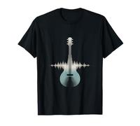 Guitare Sound Wave Musicien Acoustique Concert Vibe T-Shirt
