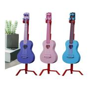 Guitare Ukulélé Miniature | Statue Musicale Collectionnable 3 Pièces | Ukulélé Miniature Par Impression 3D - Pour Enthousiastes de Musique Adolescents Débutants Garçons Filles Étagère Bureau Chevet Do