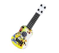 Guitare ukulélé pour - Jeu de 24 cm | Guitare éducative ABS - Ukulélé Anti-Collision à 4 Cordes pour Filles d'âge préscolaire et débutants pour Apprendre la Musique de Base et développer Les