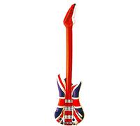 Guitare Union Jack Gonflable Cadeau Gonflable Thème GB Union Jack pour Décoration de Fête Accessoire de Piscine