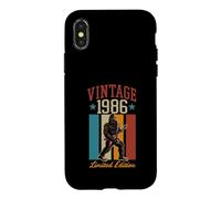 Guitare Vintage 1986 Bigfoot Sasquatch édition limitée Coque pour iPhone X/XS