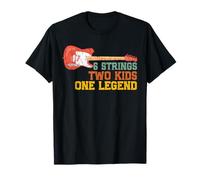 Guitare vintage 6 cordes pour enfants One Legend Fête des pères T-Shirt