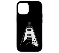 Guitare Volante Effet Vieilli, Musique Punk Rock Metal Coque pour iPhone 12/12 Pro
