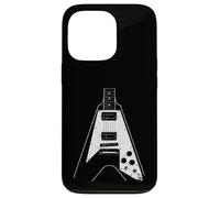 Guitare Volante Effet Vieilli, Musique Punk Rock Metal Coque pour iPhone 13 Pro