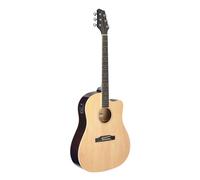 Guitare Western Avec Capteur, Dreadnought, Couleur Naturelle