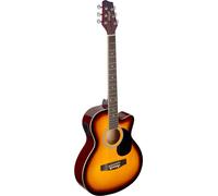 Guitare Western, Sunburst, Microphone