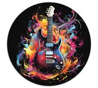 guitaree 1000 Pièce Jigsaw Puzzles Jeux Éduchatifs Soulageur De Stress Puzzles Ronds Défi Couleur pour Cadeaux De Voyage, Présent 1000pcs (67.5x67.5cm)