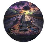 guitaree 1000 Pièces Animation Puzzle Circulaire Matériaux Recyclés De l'art De La DécoRation Moderne Adultes Et Enfants Dès 14 Ans 1000pcs (67.5x67.5cm)