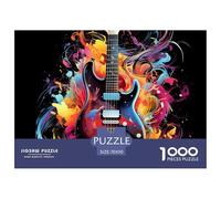 guitaree 1000 Pièces Puzzles pour Adultes Et Enfants Musique Qualité Supérieure Défi Jouets Activité Familiale Parfaite Détente Collection 70x50cm/1000pcs