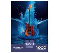 guitaree d'eau Puzzle 1000 Pièces pour Adultes intéressant Personnel Puzzles 1000 Pièces Jeu Éduchatif Décor À La Maison 38x26cm/1000pcs