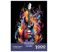 guitaree Puzzle 1000 Pièces Jouet Divertissement Créatif De l'art De La Décoration Jeu Éducatif Challenge Toy Adultes & Enfants des 14 Ans 38x26cm/1000pcs