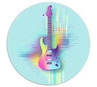 guitaree Puzzle Rond 1000 Pièces Enfants Bricolage Classiques Parfait Encastrement Qualité Supérieure Impossible' Difficile Entertainment 1000pcs (67.5x67.5cm)